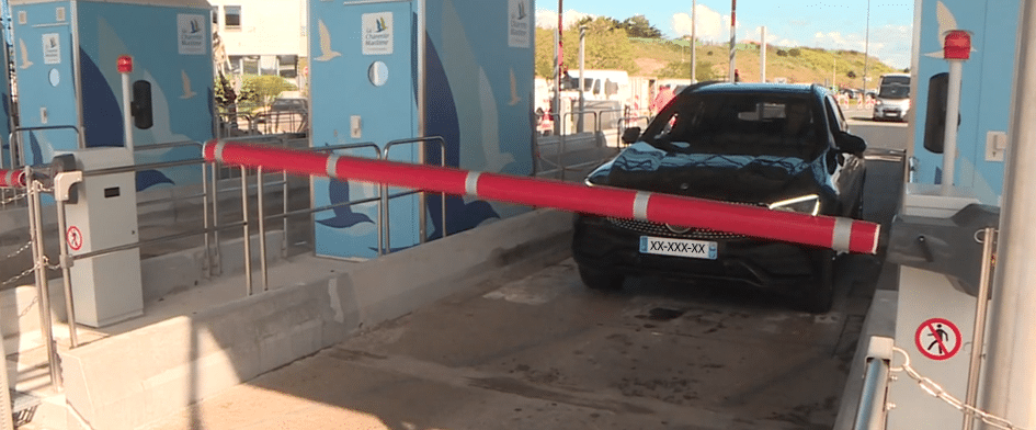 Illustration voie de péage